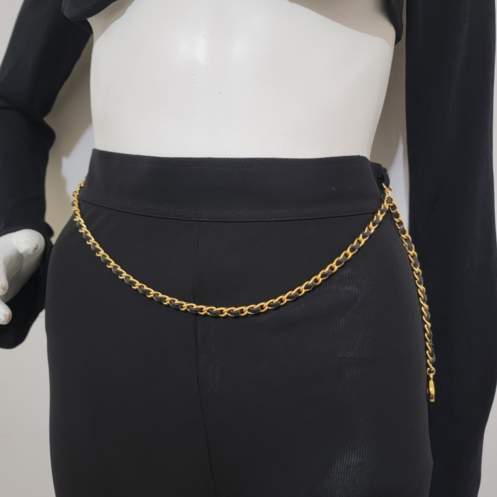 Rare Chanel Spring 1997 Chain Pants sz 38/XS - Picture 7 of 8